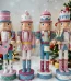 Wholesale Wooden Nutcracker Soldier Figurine Christmas Decoration Musical Instrument Gift
