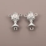 Wholesale Vintage Zinc Alloy Oval Pendant Charm Necklace DIY Jewelry Accessories - Image 4