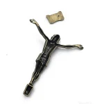 Mecrt Catholic Vintage Antique Bronze Jesus Corpus Figure Zinc Alloy Crucifix Parts with INRI for DIY Cross Ornament Wholesale - Image 4