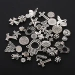 Wholesale Zinc Alloy Antique Silver Hollow Oval Spacer Beads Flat Beads DIY Bracelet Necklace Jewelry Making Accessories - Image 3