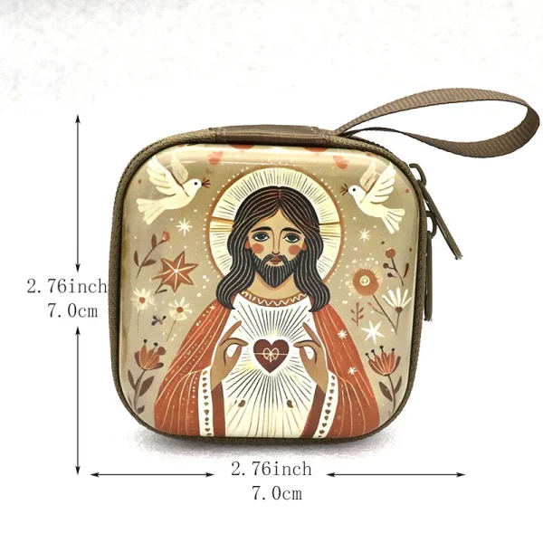 Wholesale Knitted Creative Pendant Coin Storage Pouch Party Gift Square Cartoon Backpack Charm