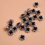 Wholesale Cross Black Beads DIY Jewelry Making Craft Accessories - Image 2