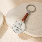 Wholesale Zinc Alloy Guardian Angel Keychain Leather Hanging Ring Accessory Catholic Gift - Image 6