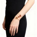 Wholesale Zinc Alloy Rhinestone Pendant Charm Bracelet Sweet Heart Cross Crown Jewelry Accessories - Image 4