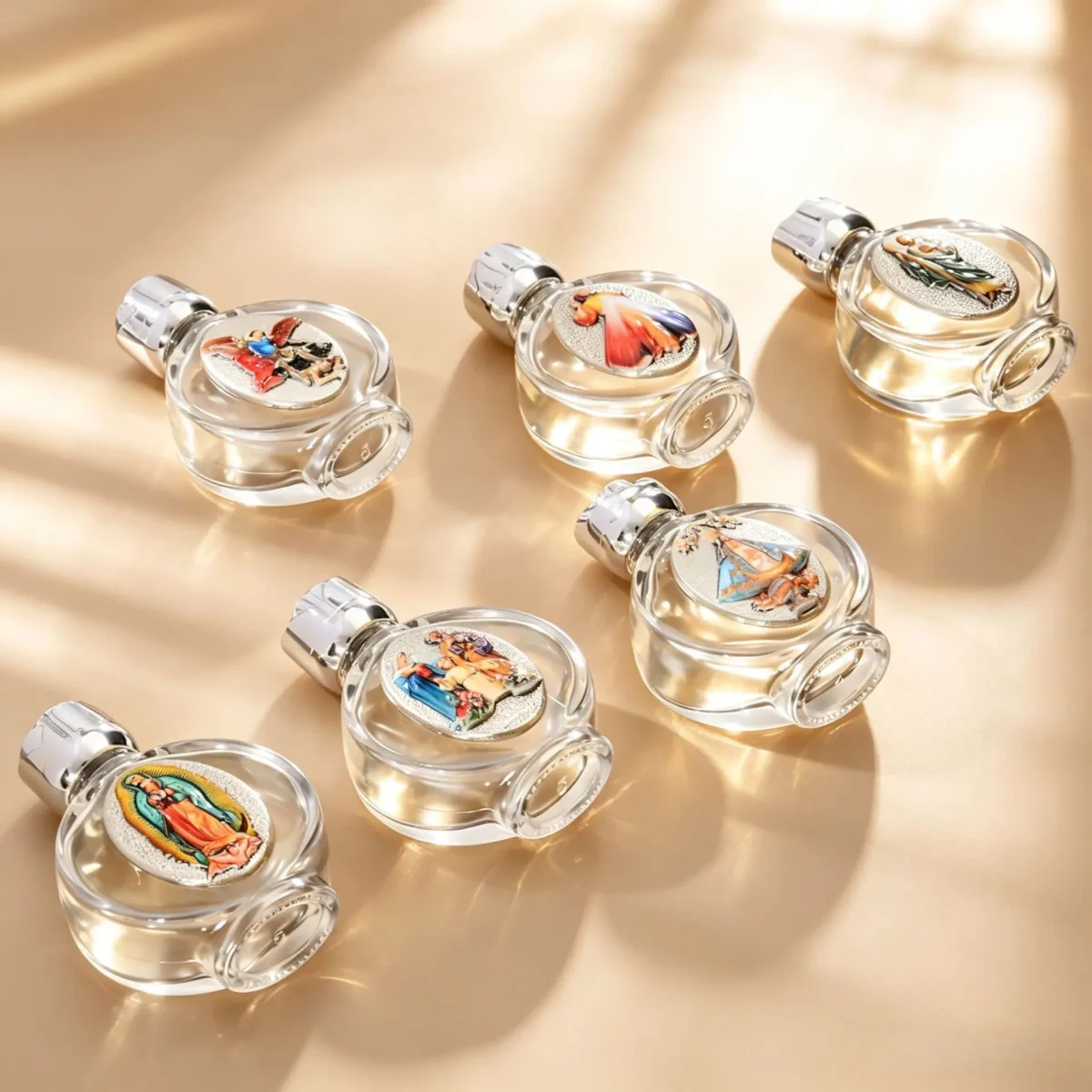 Wholesale Glass Perfume Bottle Ornament Classical Character Pattern Colored Drip Enamel Decorative Craft - Image 2