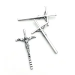10.5CM*5.3CM Large-sized Zinc Alloy Jewelry Pendants Catholic Cross INRI Jesus Crucifix Pendant Wholesale - Image 4