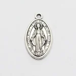 Wholesale Zinc Alloy Catholic Rosary Pendant Charm Necklace Bracelet DIY Jewelry Accessories - Image 4