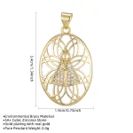 Wholesale Zinc Alloy Rhinestone Virgin Mary Pendant Charm Necklace DIY Jewelry Accessories Unisex - Image 5