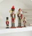 Wholesale Wooden Nutcracker Soldier Figurine Christmas Tabletop Decor Home Decoration Craft Gift