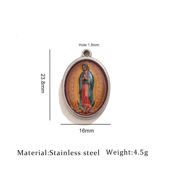 Wholesale Stainless Steel Oval Tag Pendant Charm Necklace DIY Jewelry Accessories Vintage Unisex