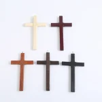 Wholesale Laser Cut Wood Cross Wall Hanging Decor Rustic Religious Craft Gift