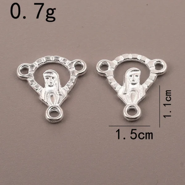 Wholesale Vintage Zinc Alloy Oval Pendant Charm Necklace DIY Jewelry Accessories