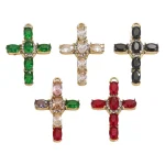 Wholesale Stainless Steel Rhinestone Cross Pendant Charm Necklace DIY Jewelry Accessories Unisex - Image 5