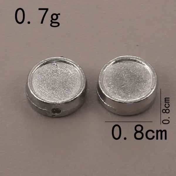 Wholesale Zinc Alloy Antique Silver Hollow Oval Spacer Beads Flat Beads DIY Bracelet Necklace Jewelry Making Accessories