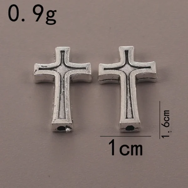 Wholesale Zinc Alloy Antique Silver Hollow Oval Spacer Beads Flat Beads DIY Bracelet Necklace Jewelry Making Accessories