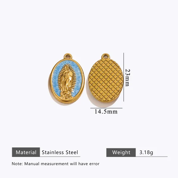 Wholesale Stainless Steel Pendant Charm Necklace DIY Jewelry Accessories Handmade Unisex