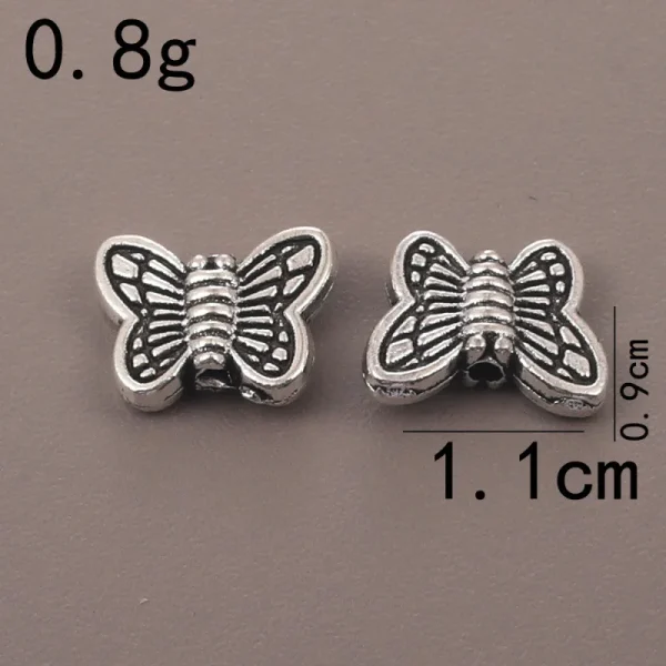 Wholesale Zinc Alloy Antique Silver Hollow Oval Spacer Beads Flat Beads DIY Bracelet Necklace Jewelry Making Accessories