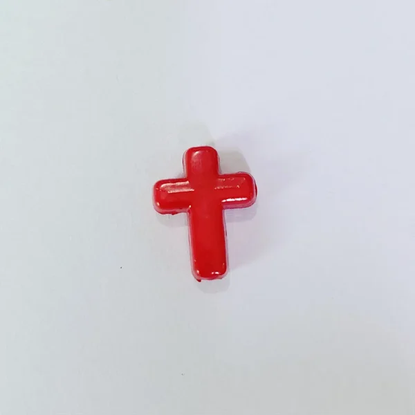 Wholesale Acrylic Cross Beads Charms DIY Bracelet Jewelry Making Accessories Mixed Color
