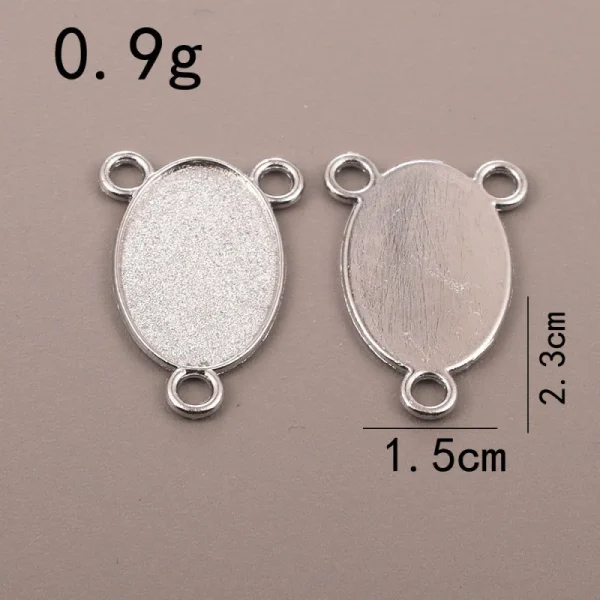 Wholesale Vintage Zinc Alloy Oval Pendant Charm Necklace DIY Jewelry Accessories