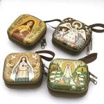 Wholesale Knitted Creative Pendant Coin Storage Pouch Party Gift Square Cartoon Backpack Charm