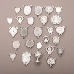 Wholesale Vintage Zinc Alloy Oval Pendant Charm Necklace DIY Jewelry Accessories