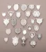 Wholesale Vintage Zinc Alloy Oval Pendant Charm Necklace DIY Jewelry Accessories