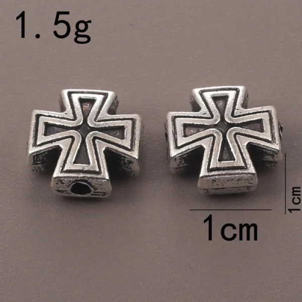 Wholesale Zinc Alloy Antique Silver Hollow Oval Spacer Beads Flat Beads DIY Bracelet Necklace Jewelry Making Accessories