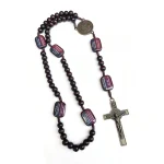 Wood Rosary With Portuguese Prayer Cards Our Lady of Aparecida Catholic Rosary Brazil Gift Rosario Catolico Religious Jewelry - Image 4