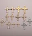 Wholesale Zinc Alloy Rhinestone Cross Pendant Charm DIY Necklace Bracelet Jewelry Accessories