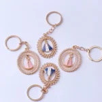 Wholesale Zinc Alloy Rhinestone Keychain Charm Bag Decor Accessories - Image 2