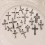 Wholesale Stainless Steel Cross Pendant Charm DIY Necklace Jewelry Accessories Punk Style Unisex - Image 2