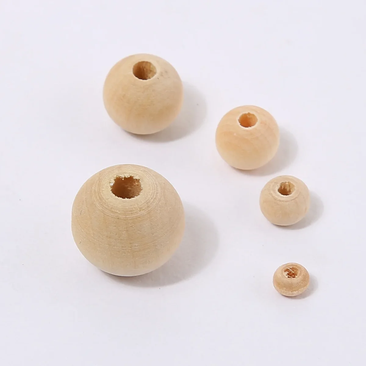 Sold By Kilogram Natural Wood Round Loose Beads 6/8/10mm Brown DIY Jewelry Craft Accessories Wholesale - Image 4