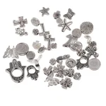 Wholesale Zinc Alloy Antique Silver Hollow Oval Spacer Beads Flat Beads DIY Bracelet Necklace Jewelry Making Accessories - Image 5