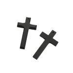 Vintage Handmade Double-Layer Wooden Cross Pendant Unisex Long Style Necklace Couples Bamboo Sweater Chain Car Hanging Ornament - Image 5