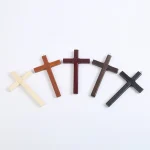 Wholesale Laser Cut Wood Cross Wall Hanging Decor Rustic Religious Craft Gift - Image 2