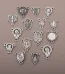 Wholesale Retail Cross-border Supply Religious Elliptical Three-way Pendant Zinc Alloy Bamboo Chain Hanging Beads Neckla