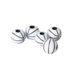 Wholesale Acrylic Sports Ball Beads DIY Jewelry Making Bracelet Necklace Craft Supplies - Image 3