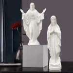 Mecrt Mexico Home Decoration of the Statue of the Virgin Mary Figures Porch Decoration Church Resin Crafts - Image 2