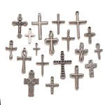 Wholesale Stainless Steel Cross Pendant Charm DIY Necklace Jewelry Accessories Punk Style Unisex - Image 5
