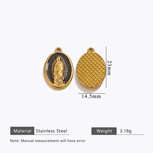 Wholesale Stainless Steel Pendant Charm Necklace DIY Jewelry Accessories Handmade Unisex