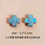 Wholesale Zinc Alloy Catholic Cross Beads DIY Jewelry Making Handmade Decorative Loose Beads - Image 3