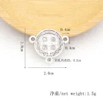 Wholesale Zinc Alloy Rhinestone Pendant Charm Necklace DIY Jewelry Accessories Vintage - Image 3