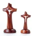 Wholesale Wooden Cross Ornament Magnet Church Craft Home Decor Engraved BJ002