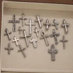 Wholesale Stainless Steel Cross Pendant Charm DIY Necklace Jewelry Accessories Punk Style Unisex - Image 4