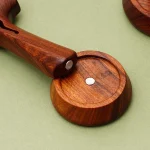 Wholesale Wooden Cross Ornament Magnet Church Craft Home Decor Engraved BJ002 - Image 4