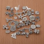 Wholesale Zinc Alloy Antique Silver Hollow Oval Spacer Beads Flat Beads DIY Bracelet Necklace Jewelry Making Accessories - Image 2