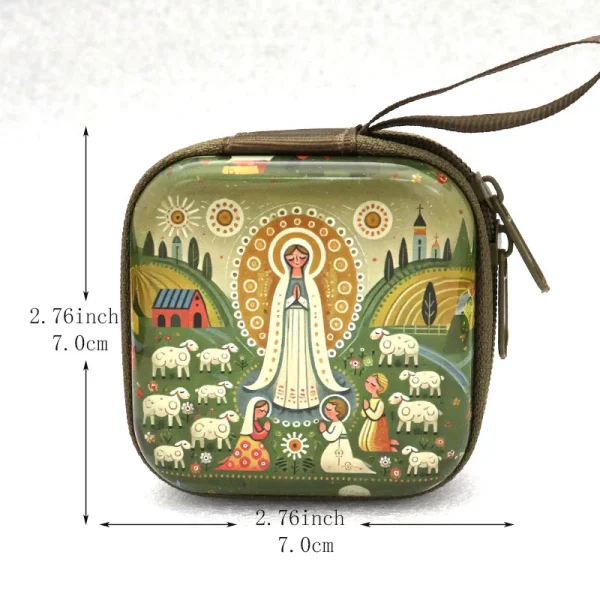 Wholesale Knitted Creative Pendant Coin Storage Pouch Party Gift Square Cartoon Backpack Charm