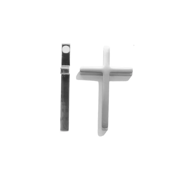 Wholesale Stainless Steel Cross Pendant Charm DIY Jewelry Accessories Gold Color Silver Color