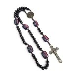 Wood Rosary With Portuguese Prayer Cards Our Lady of Aparecida Catholic Rosary Brazil Gift Rosario Catolico Religious Jewelry - Image 6
