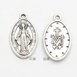 Wholesale Zinc Alloy Catholic Rosary Pendant Charm Necklace Bracelet DIY Jewelry Accessories - Image 2